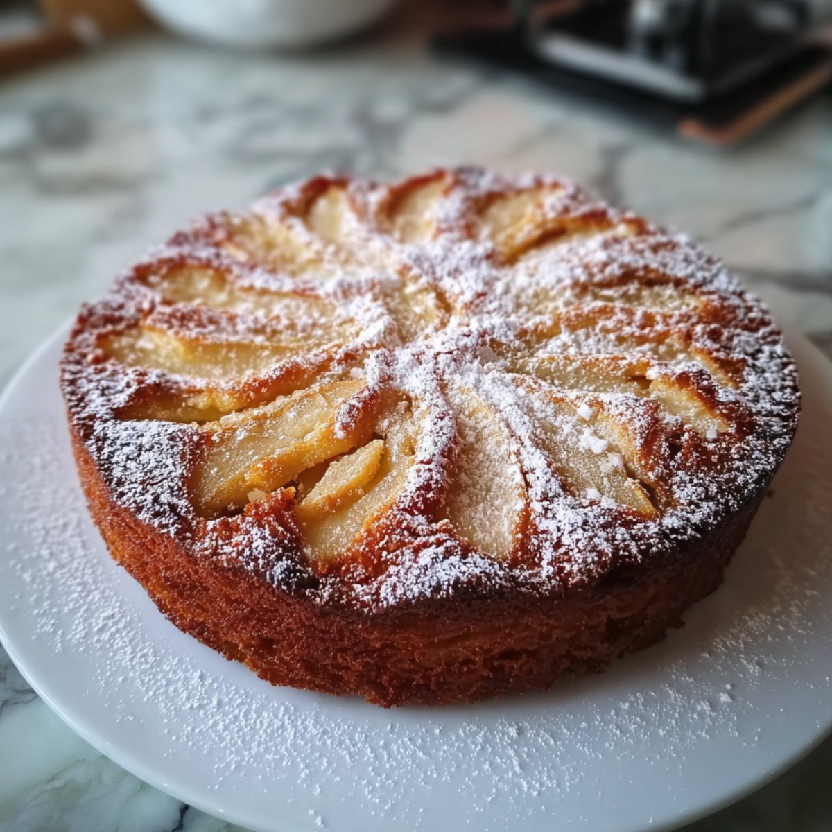 Gâteau au yaourt aux pommes