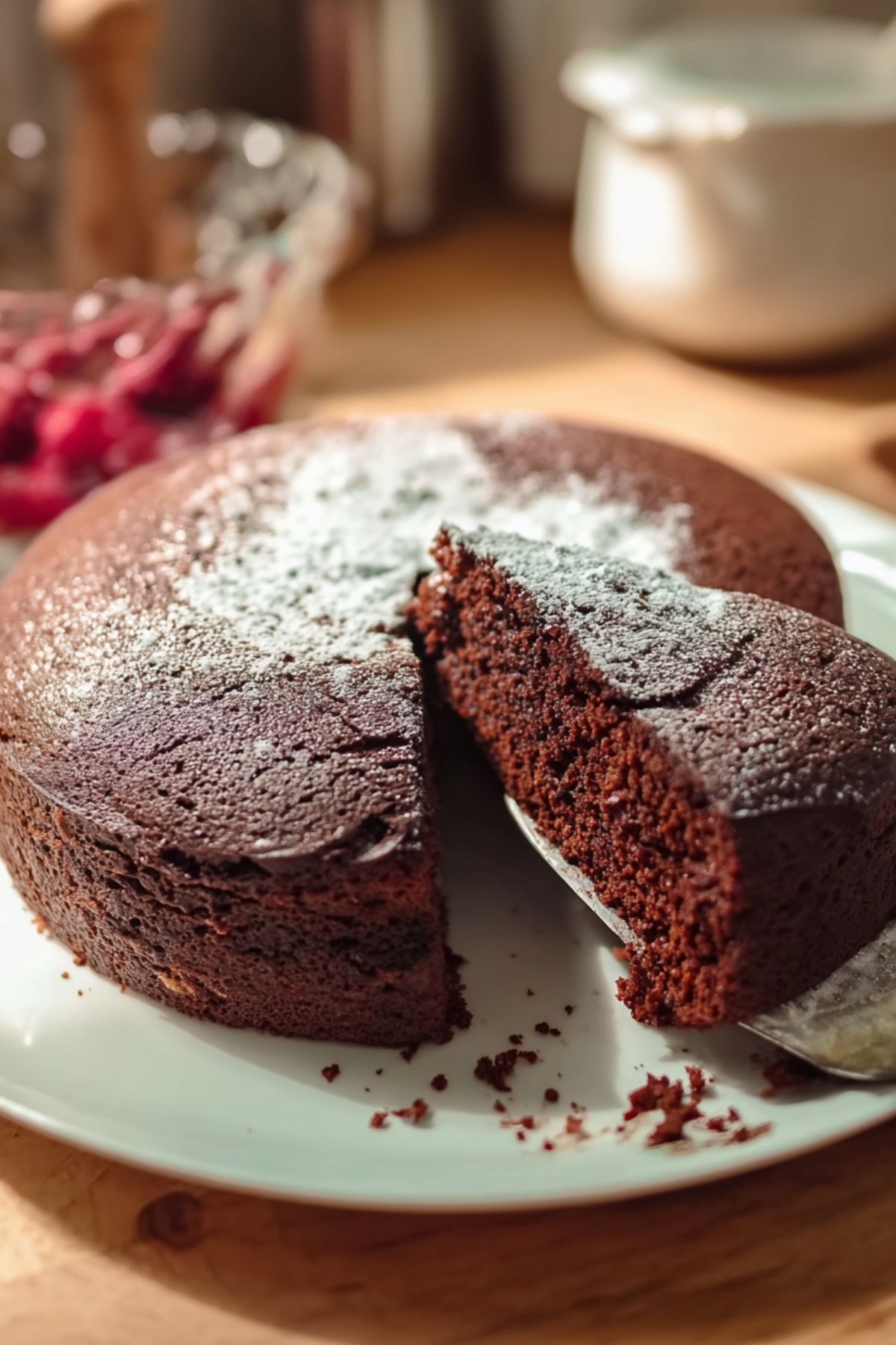 Gâteau au yaourt et cacao