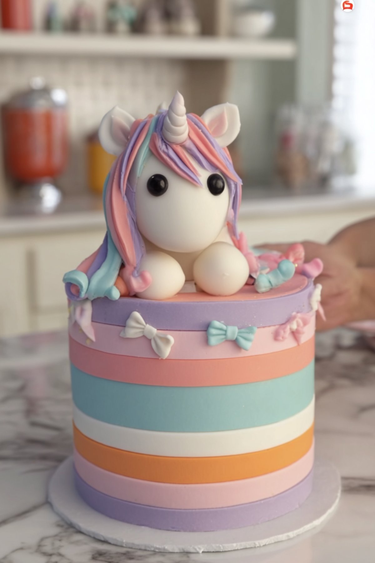 gâteau licorne facile sans pâte