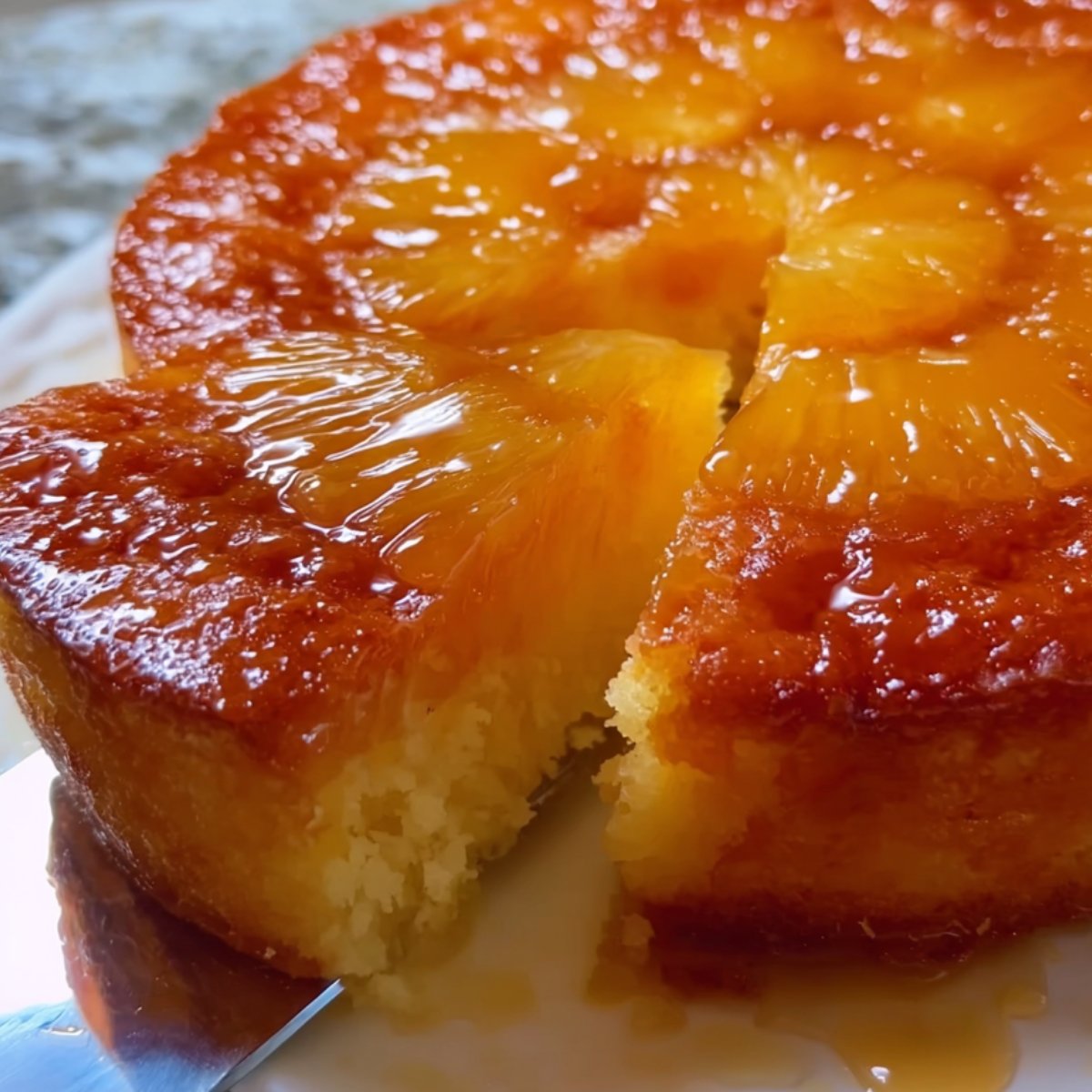 gâteau yaourt ananas léger