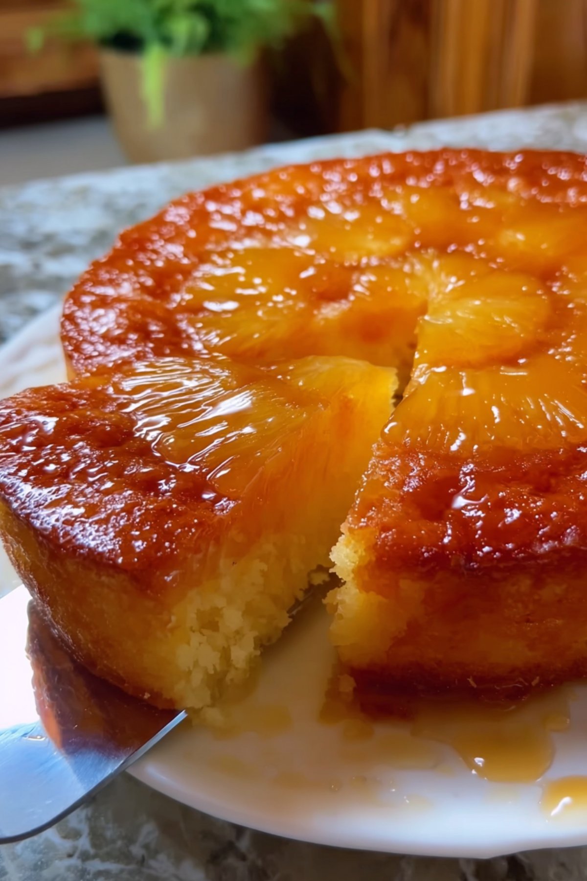 gâteau yaourt ananas