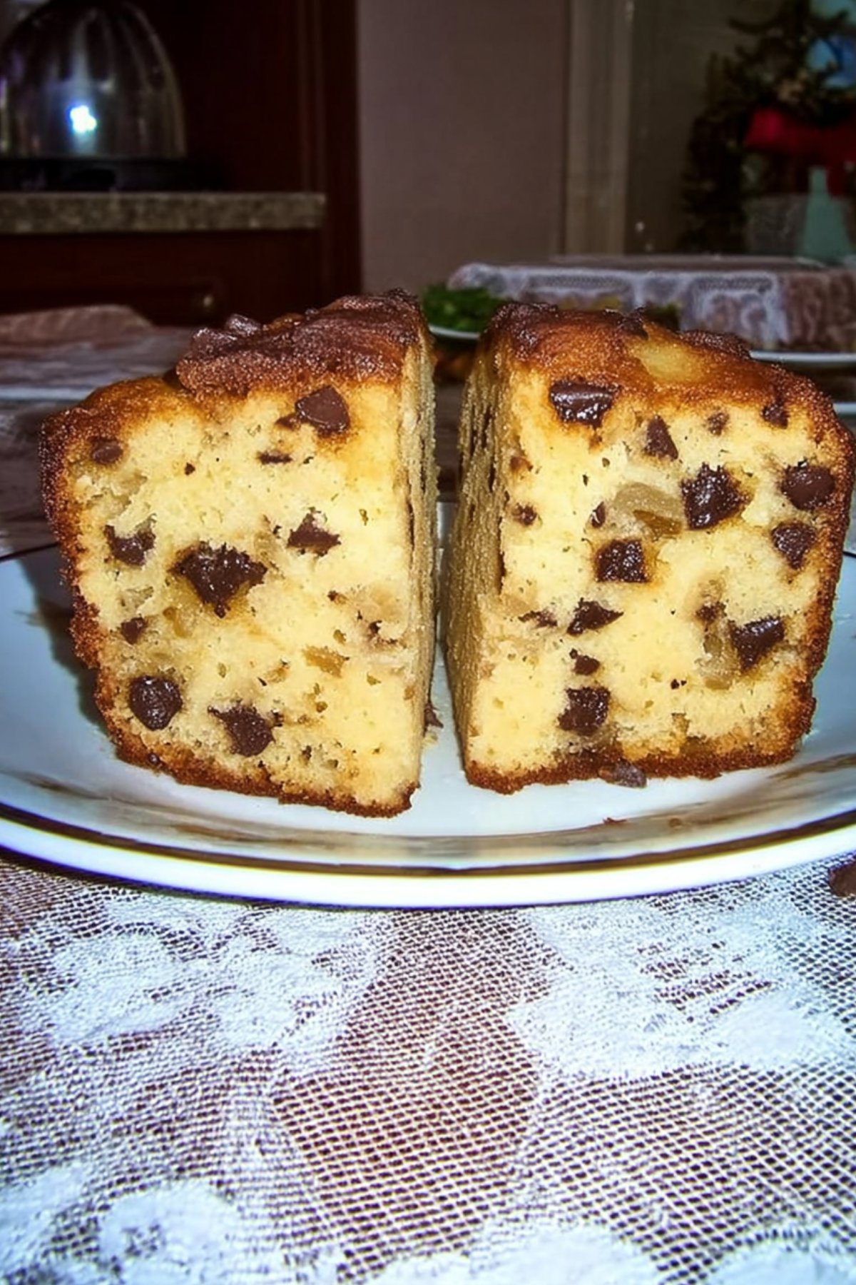 gâteau yaourt pomme chocolat