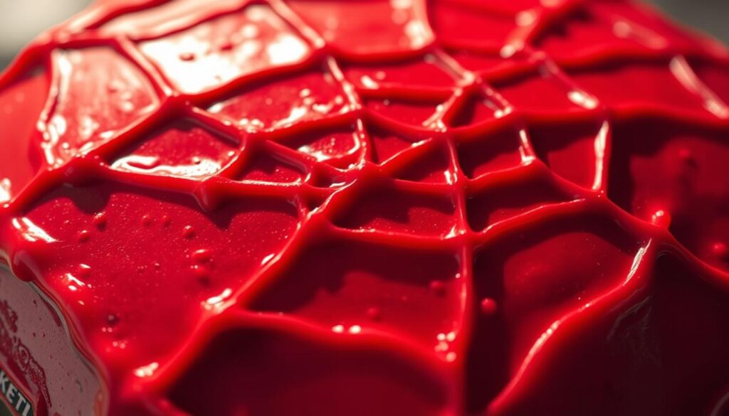 glaçage rouge Spiderman glaçage rouge Spiderman
