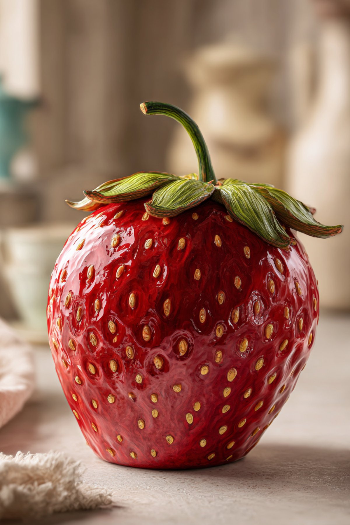 gâteau trompe l'oeil fraise un trompe l'oeil fraise