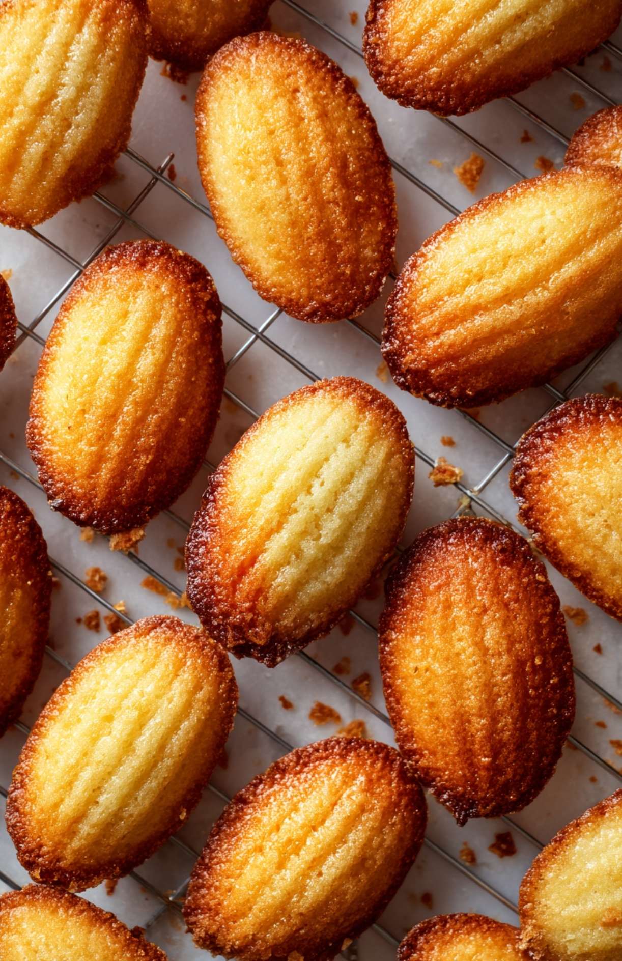 Madeleine gateaux maison dorées et croustillantes prêtes à être dégustées