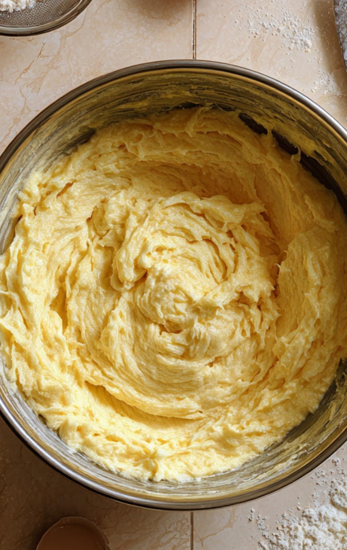 pâte à génoise moelleuse pour la préparation du gateau fedora sicilien