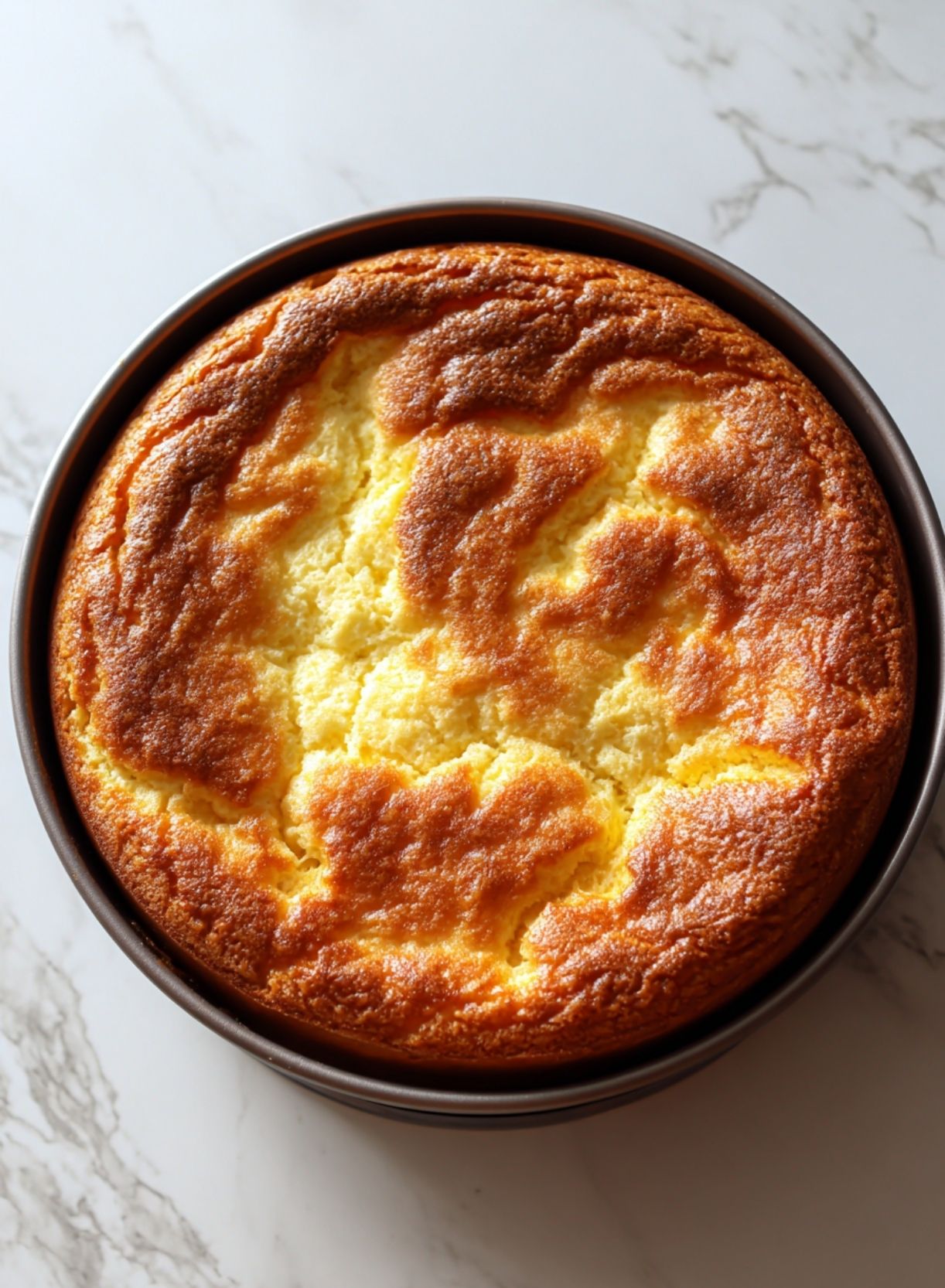 Incorporation des blancs en neige dans la pâte du gâteau minute vendéen maison
