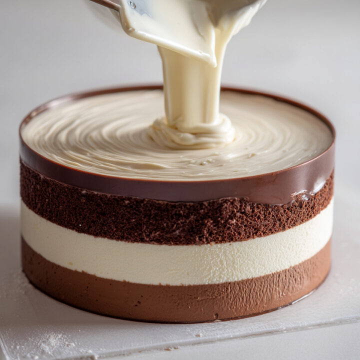 Gâteau 3 chocolats