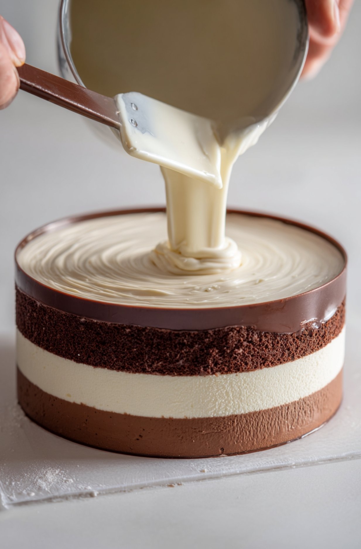 Gateau 3 chocolats