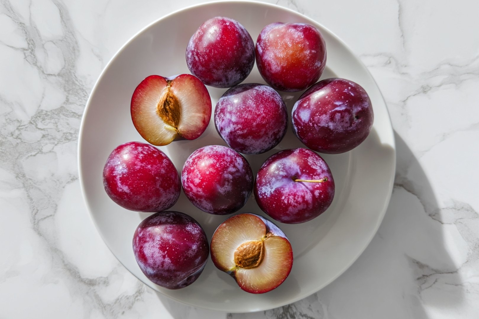 prunes amandine