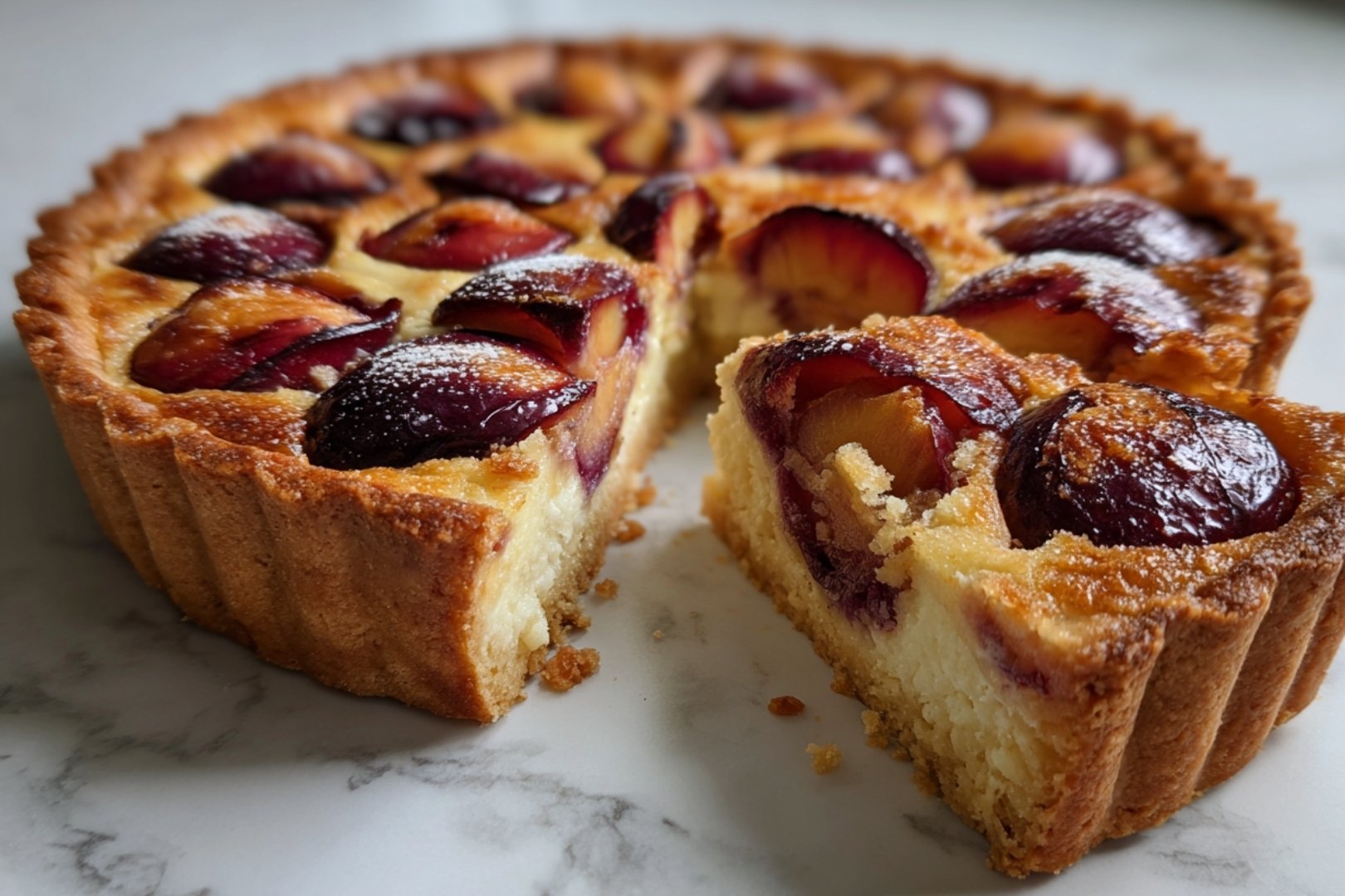 Tarte aux prunes