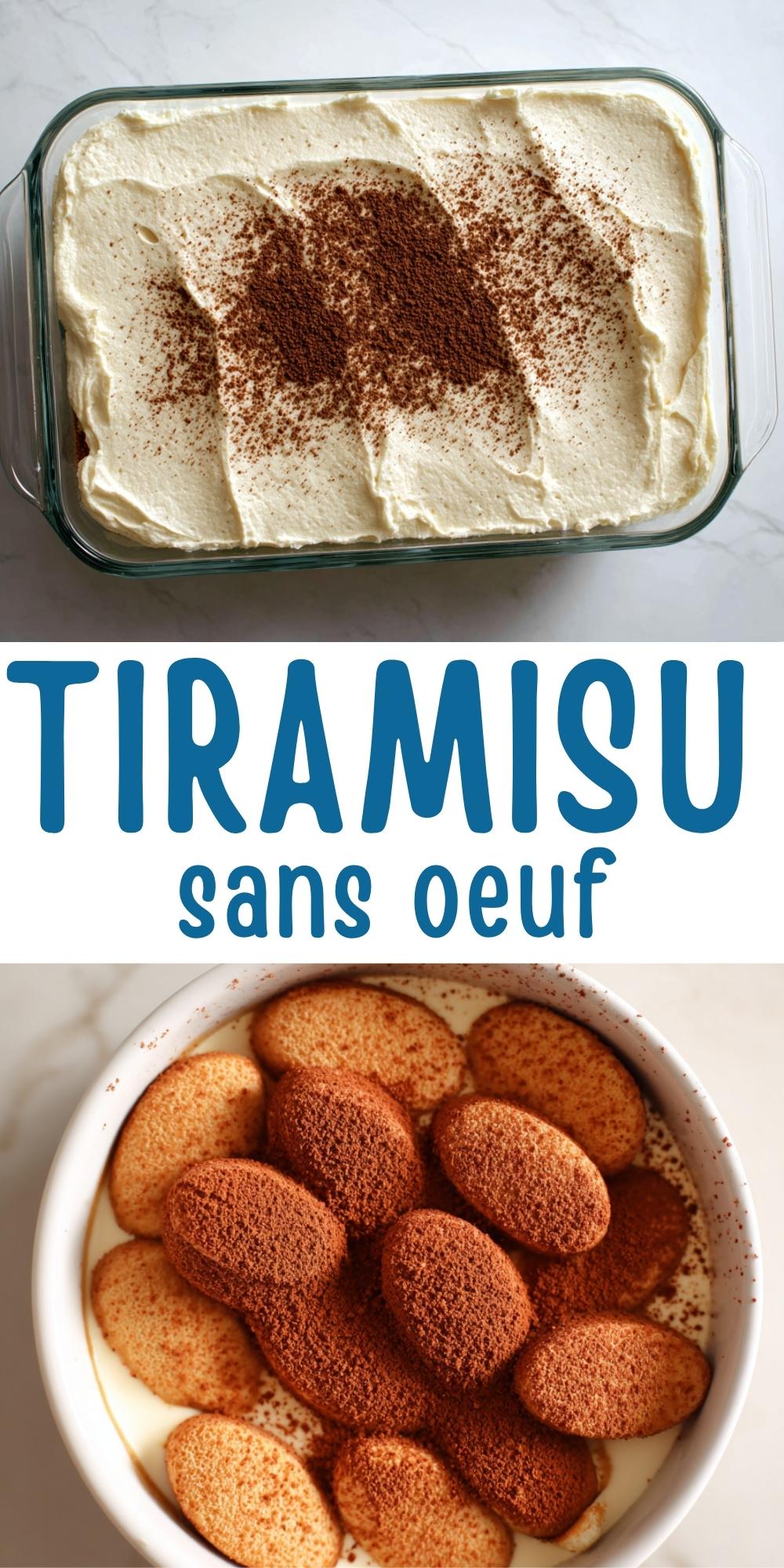 tiramisu sans oeuf