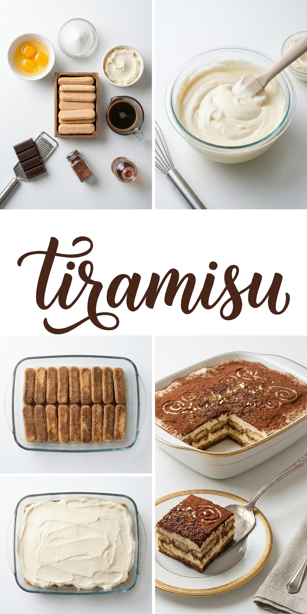Une infographie détaillée montrant les étapes pour réussir une recette tiramisu facile.