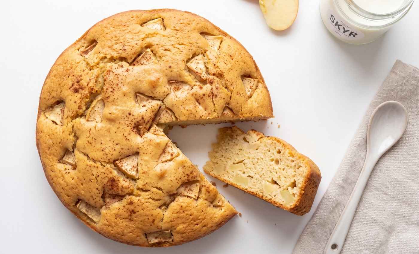 gâteau aux pommes sans beurre